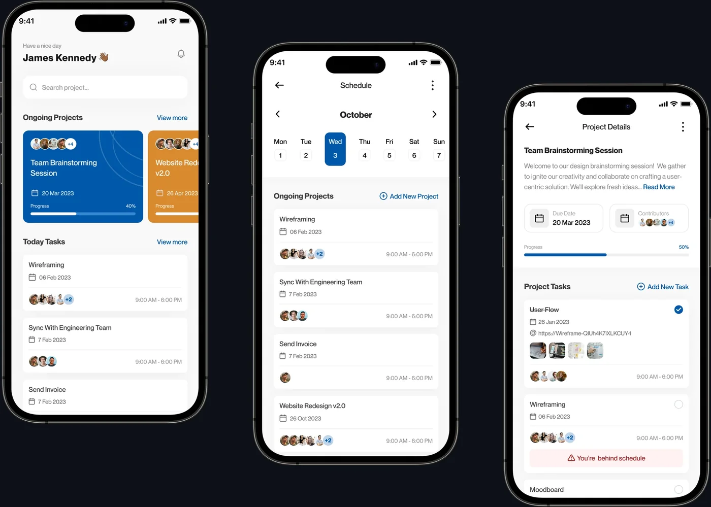 Project management app